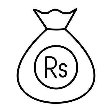 Dolar para birimi simgesi vektör çizimi çizimi