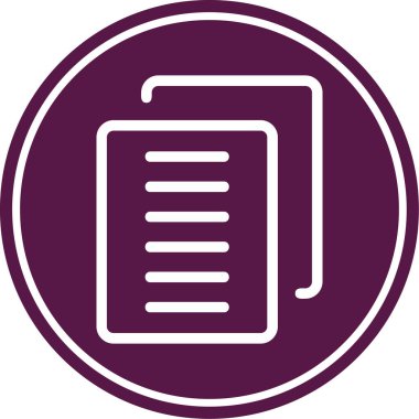 Dosya simgesinin vektör illüstrasyonu