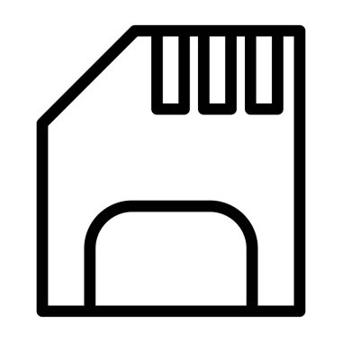 ev vektörü ince çizgi simgesi