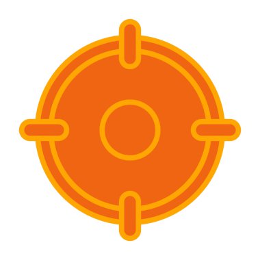 Beyaz arka planda turuncu Çin parası