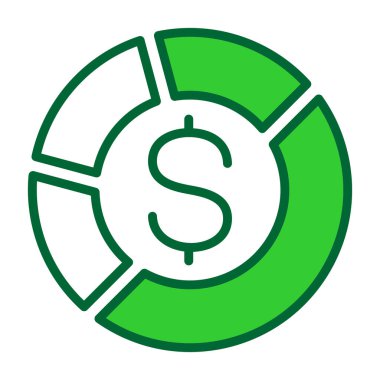 Mali pasta grafiği düz vektör simgesi