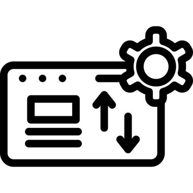 Belge. Web simgesi basit illüstrasyon