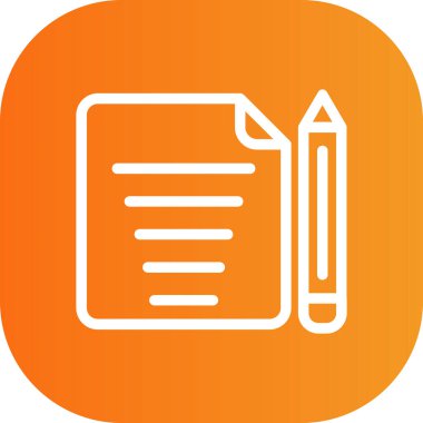 Vektör belgesi Simge illüstrasyonu