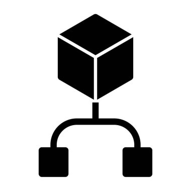 ağ sunucu simgesinin vektör tasarımı