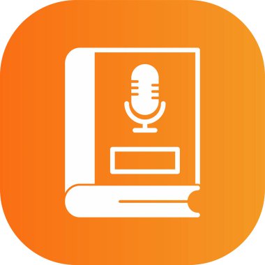 Mikrofonu olan izole bir mikrofon simgesi çizimi