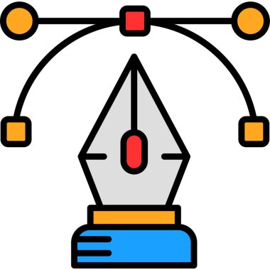 Çin feneri ikonu. Çin feneri vektör simgesi rengi düz izole