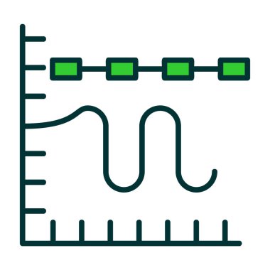 Devre kartı simgesi. vektör illüstrasyonu