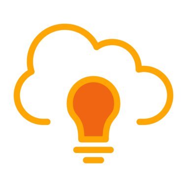 ampul simgesi vektör illüstrasyonu