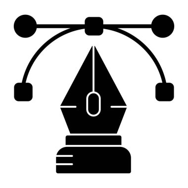 Pusula. Web simgesi basit illüstrasyon