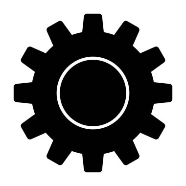 Dişli web simgesi, vektör çizim