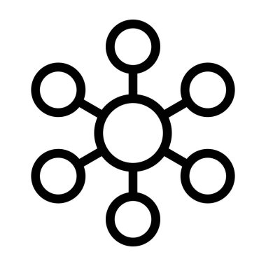 ağ bağlantı simgesi. beyaz arkaplanda izole edilmiş web tasarımı için ana bağlantı ağ vektör simgesi