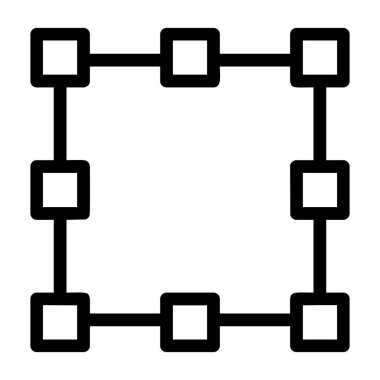 ağ bağlantı vektörü simgesi
