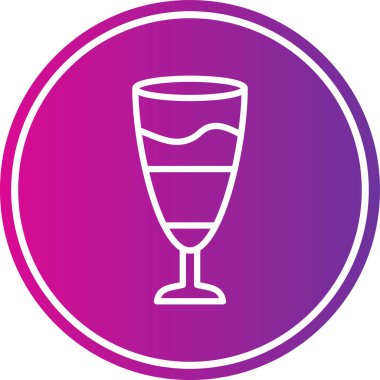 Cam kutsal kişilerin resmi, basit vektör çizim