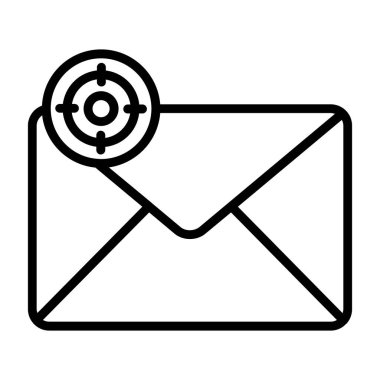 E- posta simgesi. Beyaz arkaplanda izole edilmiş web tasarımı için ana posta vektör simgesi