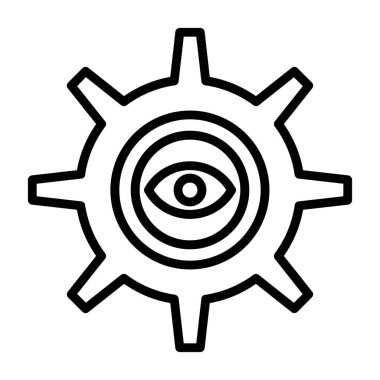 Tekerlek simgeli göz, taslak biçimi