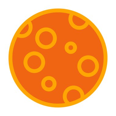 pizza. Web simgesi basit tasarım