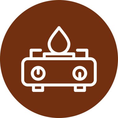 Yakıt simgesi, vektör çizimi