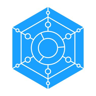 Ağ simgesi vektör illüstrasyon tasarımı