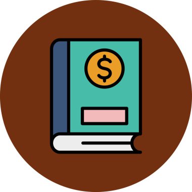 kitap simgesi vektör illüstrasyonu