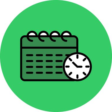 Çalar saat simgesi. özet çizimi