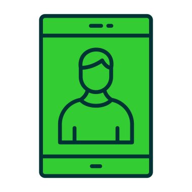 mobil simge vektör illüstrasyonu