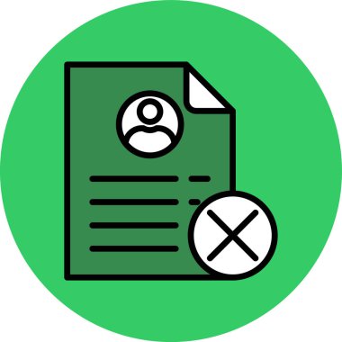 belge simgesi vektörü, vektör illüstrasyonu