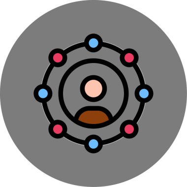 seo modern simgesinin vektör illüstrasyonu