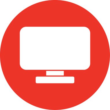 Dizüstü bilgisayar simgesi vektör çizimi