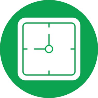 Saat simgesi simgesi tasarımı