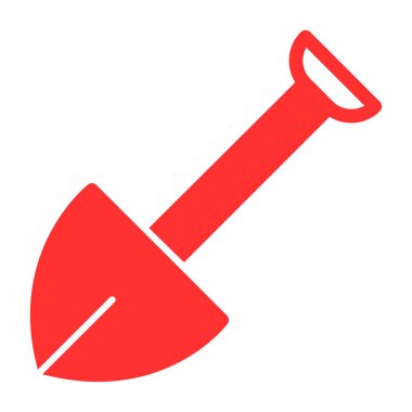 Kürek simgesi vektörü beyaz arkaplanda izole edildi, kürek işareti, işaret