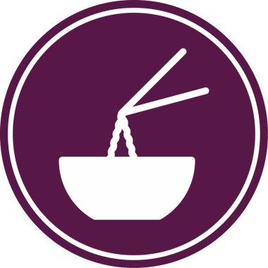 Pirinç kasesinin vektör simgesi