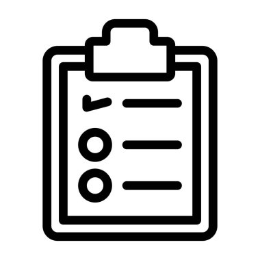 belge vektör çizgisi simgesi