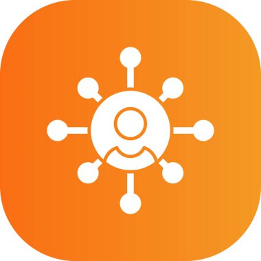 Çemberin bir simgesinin vektör illüstrasyonu