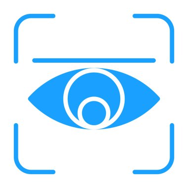 Göz simgesi, vektör illüstrasyonu