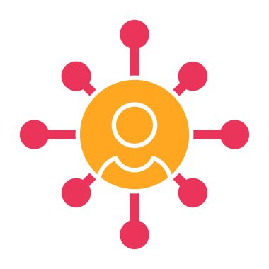 ağ simgesi, vektör illüstrasyonu