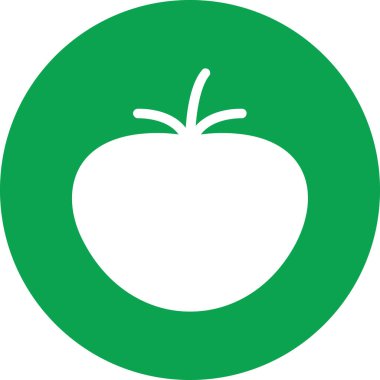 elma ikonu vektör illüstrasyonu