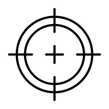 hedef simge vektör illüstrasyonu