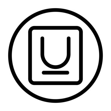 Mıknatıs simgesini, anahat stili