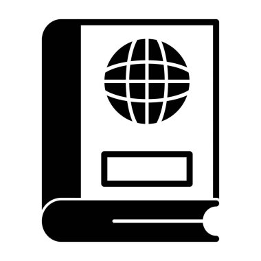 İnternet web sunucu simgesi ana hat biçiminde