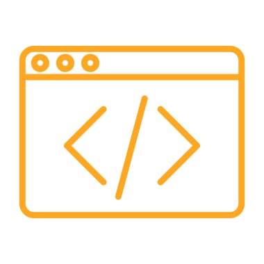 Bilgisayar İzleyici Vektör Simgesi Tasarımı