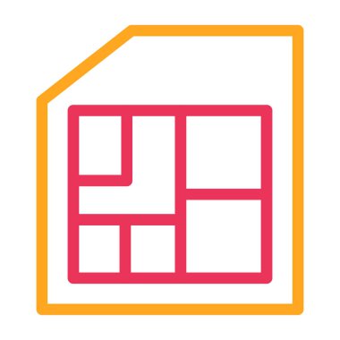 ev simgesi vektör illüstrasyonu