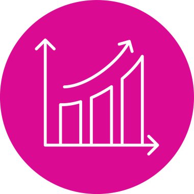 İş ve finans simgesinin vektör illüstrasyonu