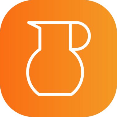 Sürahi simge vektör çizim