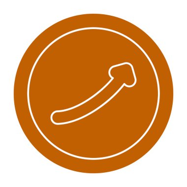 sosis simgesi vektör işareti