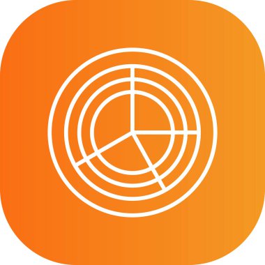 Eşsiz Güneş Vektör Çizgisi Simgesi