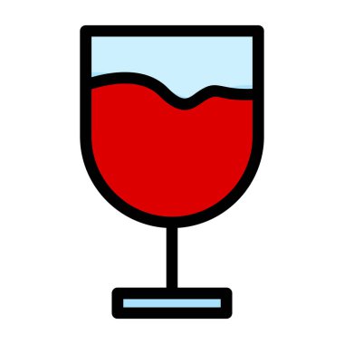 Bir kadeh kırmızı şarap.