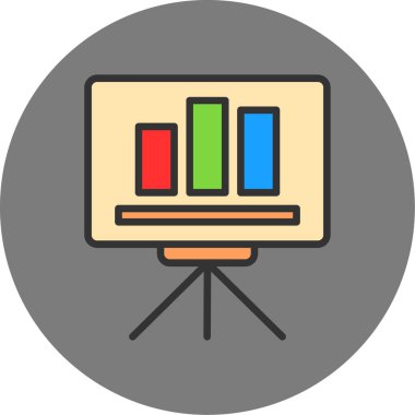 Grafik. Web simgesi basit illüstrasyon