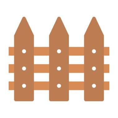 çit ağ simgesi basit vektör çizimi