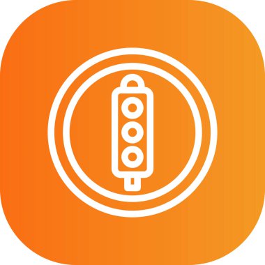 Modern simgenin vektör illüstrasyonu