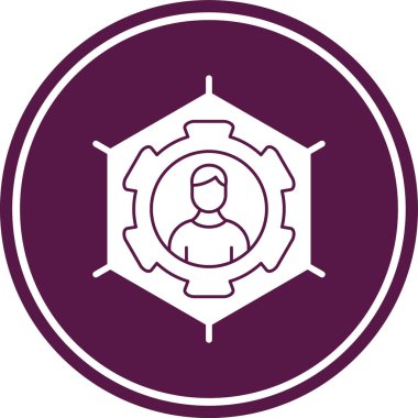 Modern bir simgenin vektör illüstrasyonu